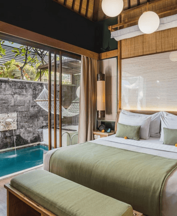 vila-vila dengan 1 kamar tidur di Kuta