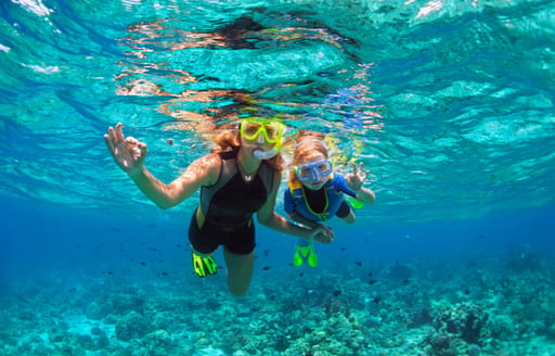snorkeling in bali with kids