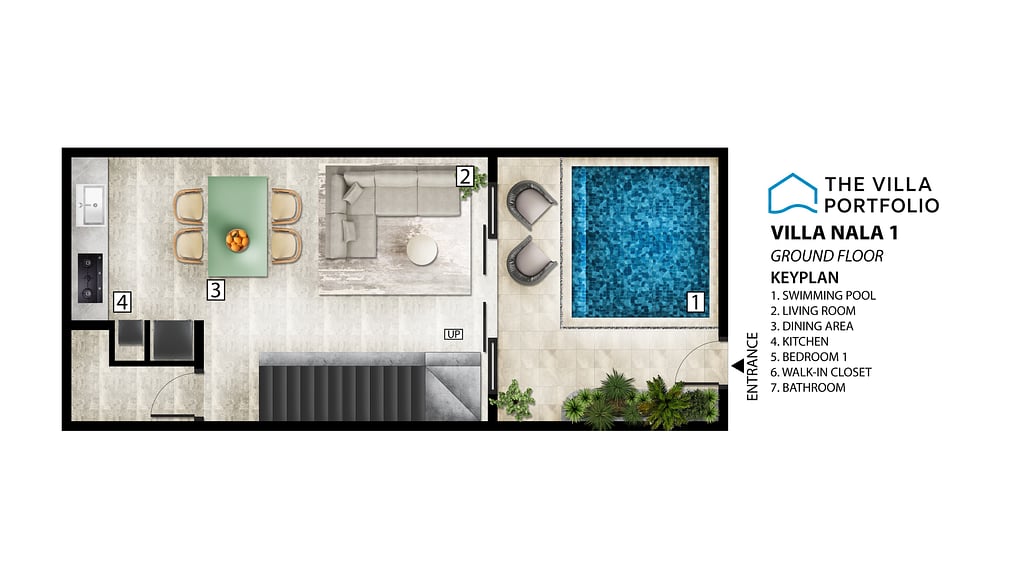 Nala Villas: Floor plan for agents