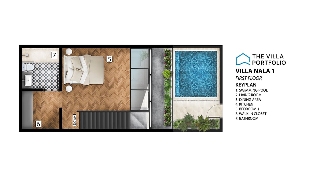 Nala Villas: Floor plan for agents