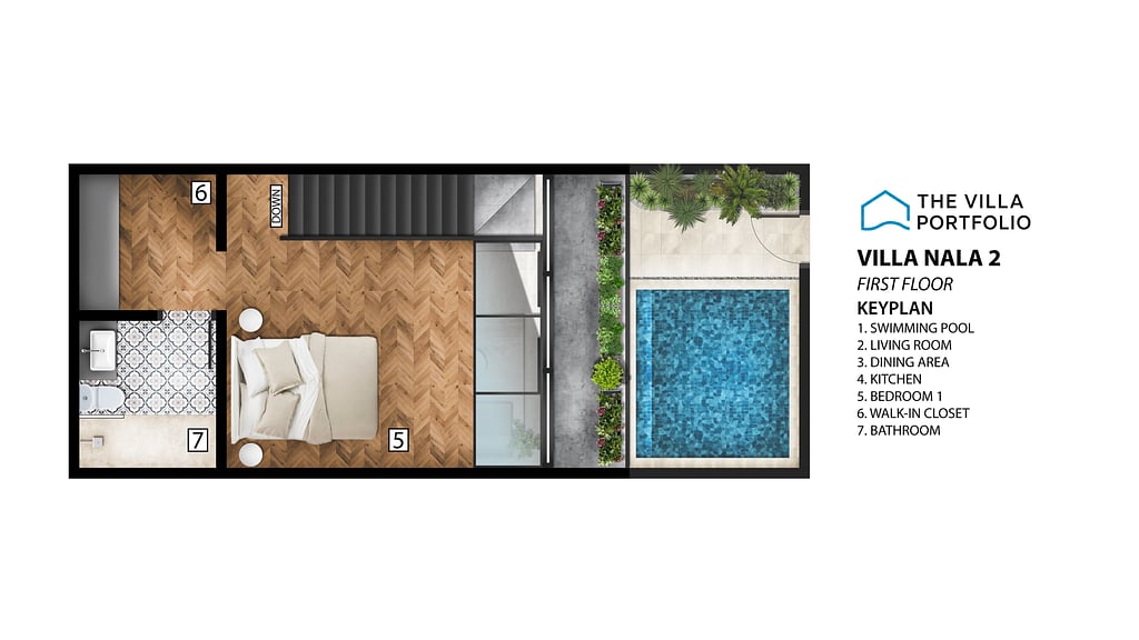 Nala Villas: Floor plan for agents