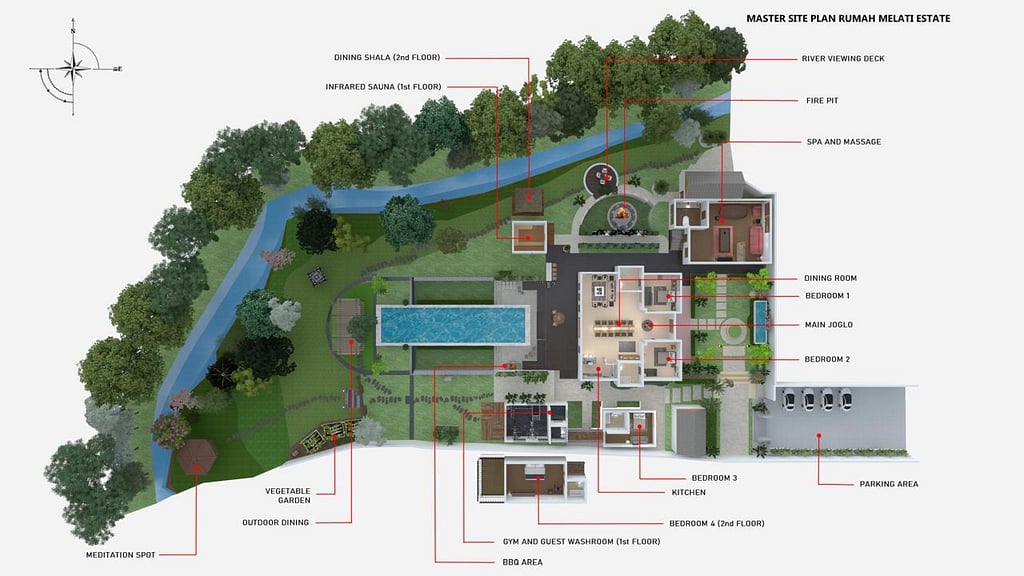 Rumah Melati Estate: Floor plan