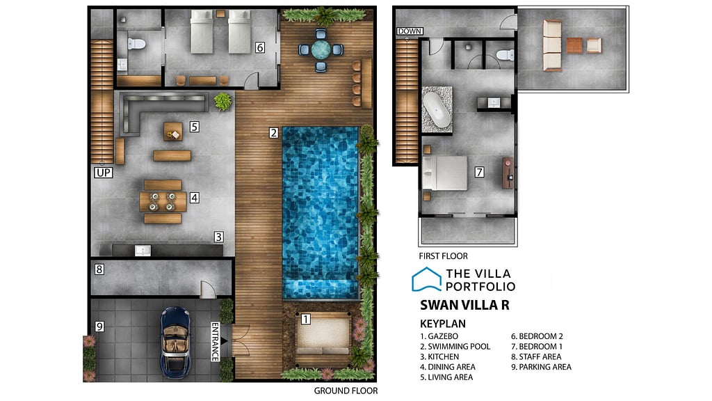 Swan Villa R: Floor plan for agents