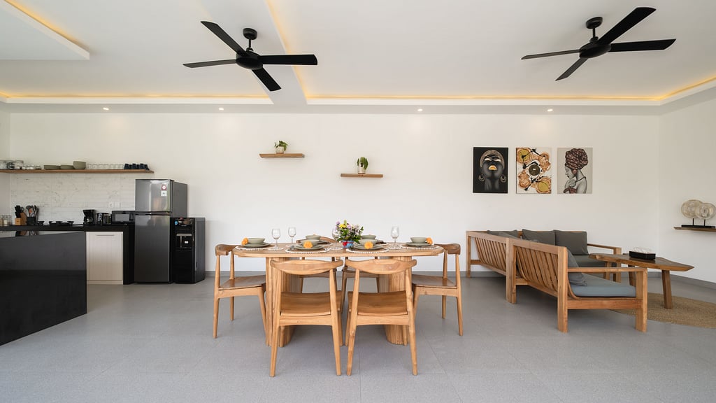 Villa Kuwait: Dining area