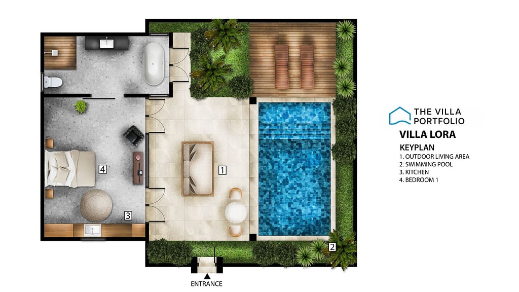 Villa Lora: Floor plan for agents