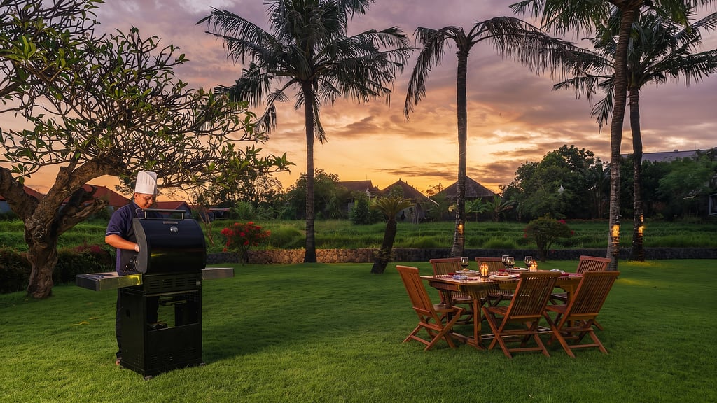 Villa Mannao: BBQ equipment