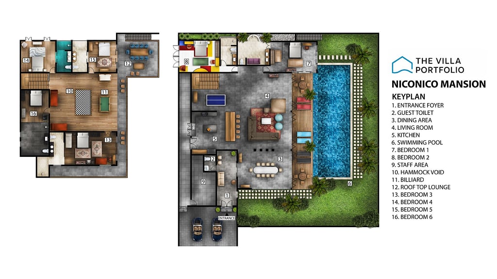 NicoNico Mansion: Floor plan for agents