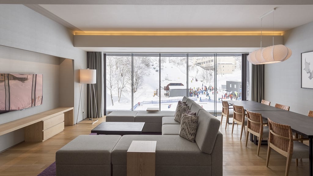 Aya Niseko Three Bedroom Ski Resort View