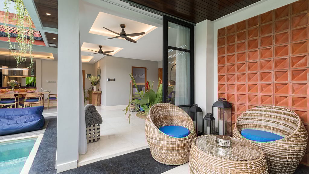 Baliris Villa V: Terrace/Veranda