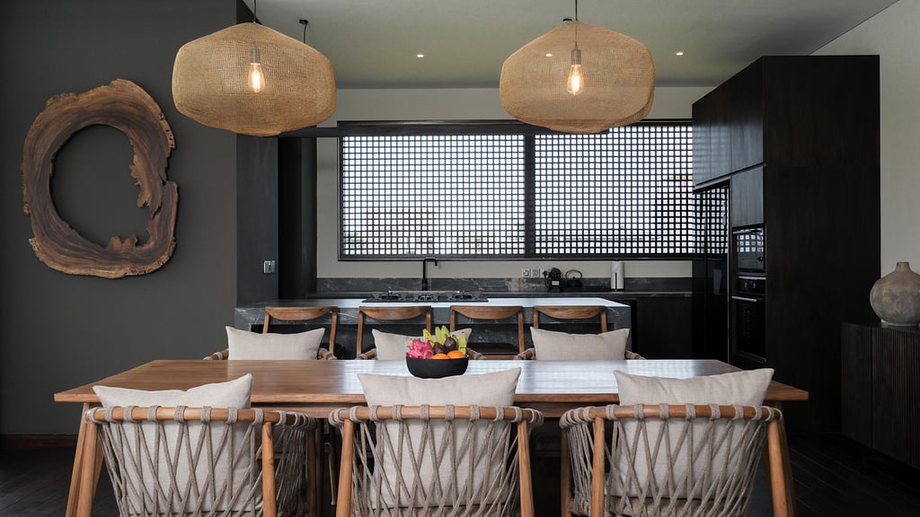 Five Palms Villa 4: Dining area