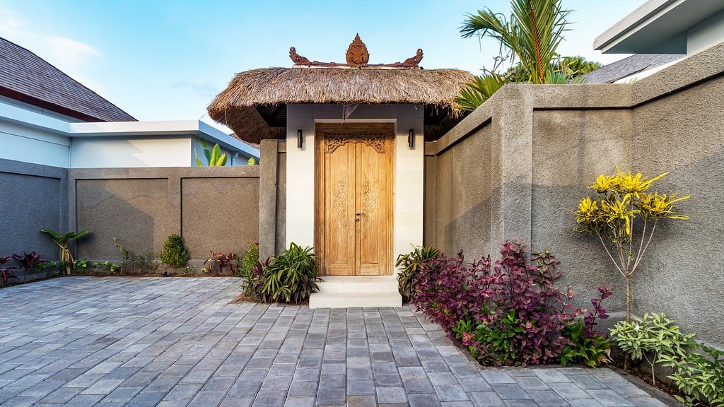 Hiburan Villas: Parking areas