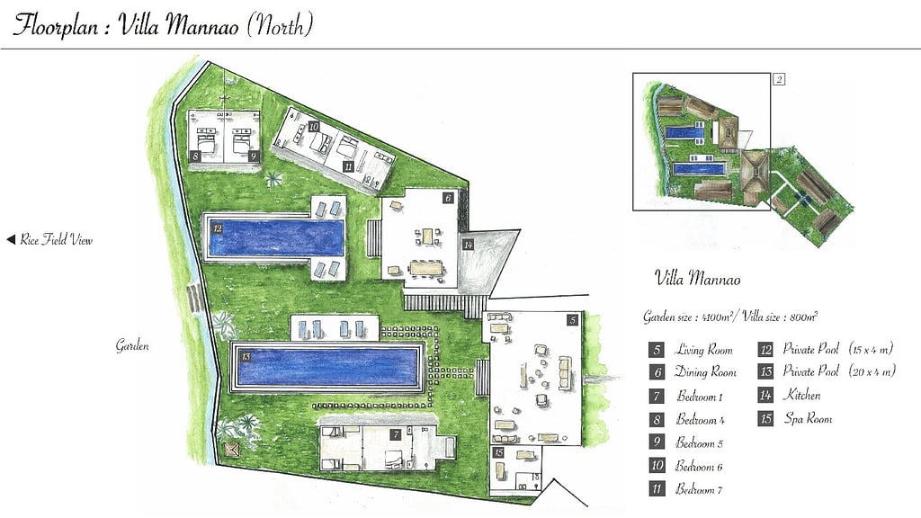 Mannao Estate: Floor plan