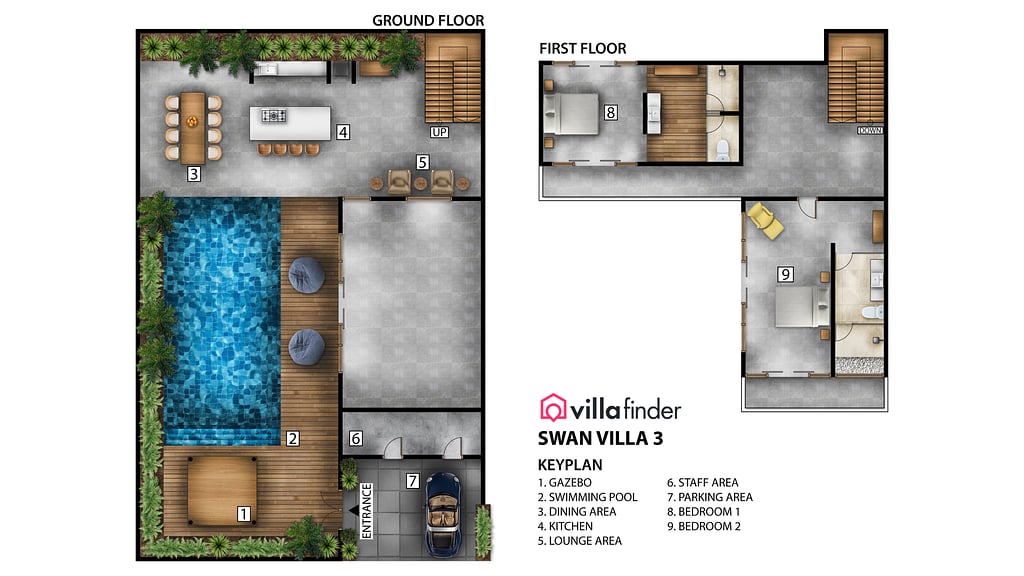 Swan Villa 3: Floor plan