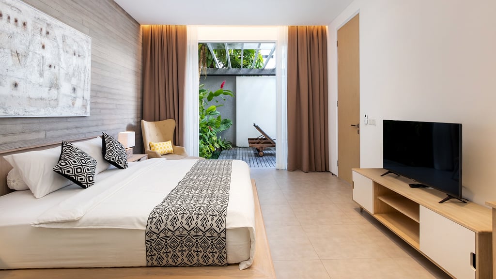 Swan Villas: Slaapkamer 1