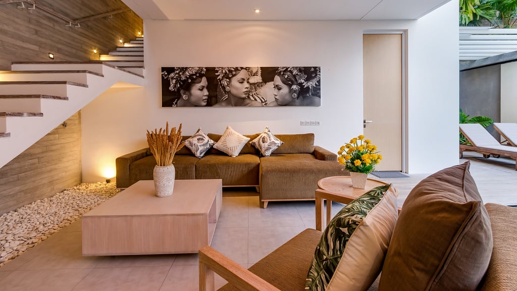 Swan Villas: Woonkamer 1