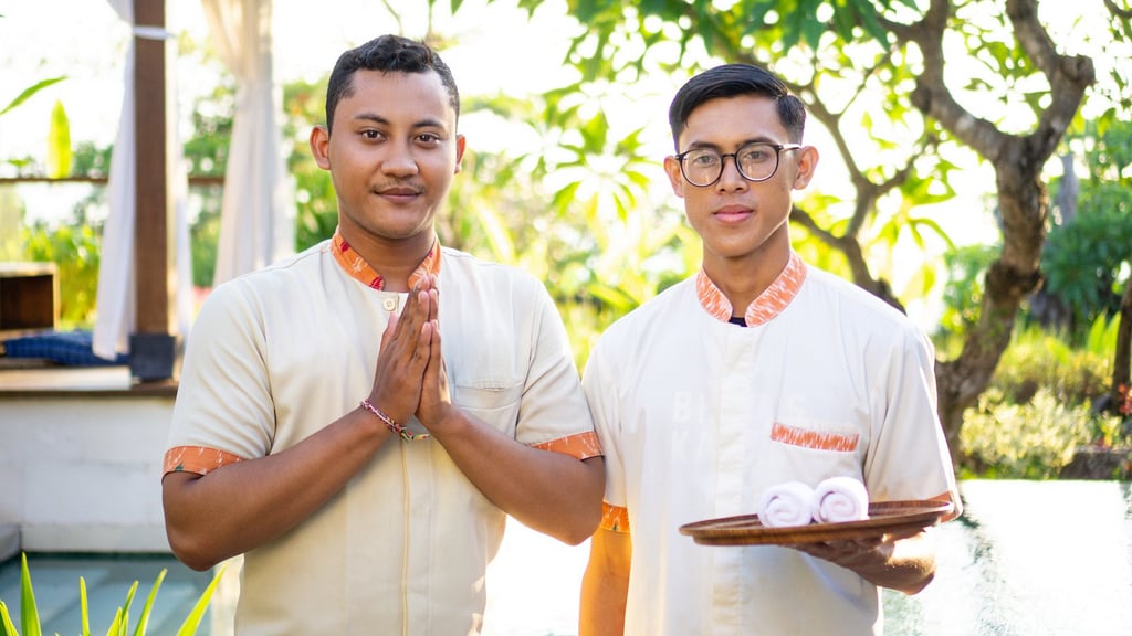 The Chands Estate: Villa staff