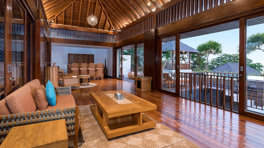 The Chands Three: Living room