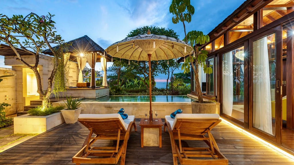 The Chands Two: Swimming pool