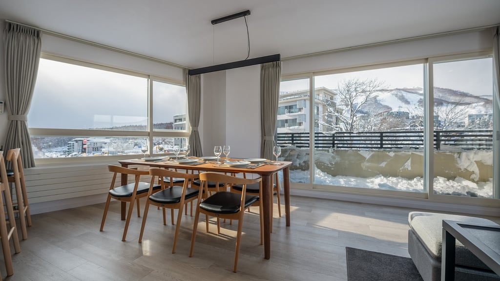View of The Freshwater Three Bedroom Penthouse Suite - Hirafu - 3 bedrooms ...