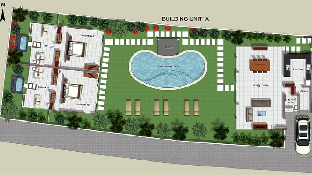 Villa Alice Dua: Floor plan