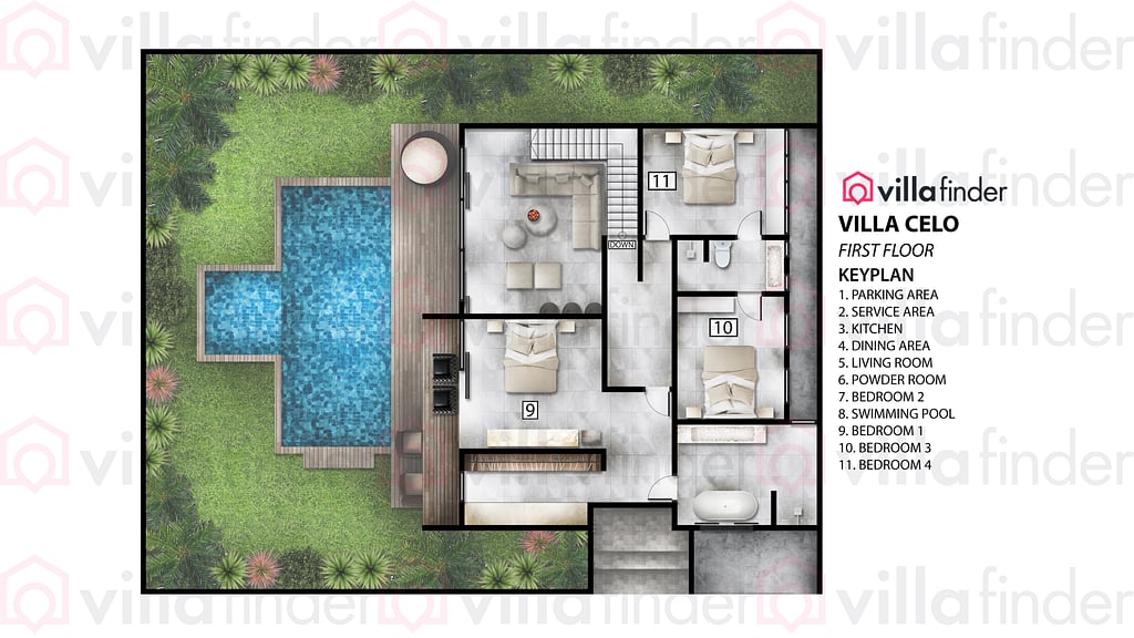Villa Celo: Floor plan