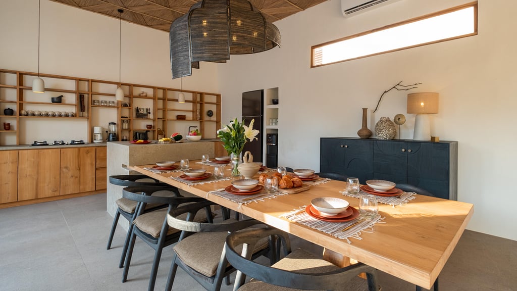Villa Chagall: Dining area