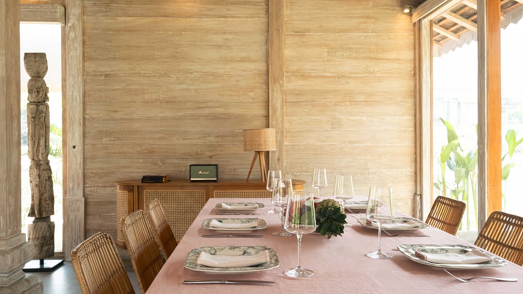 Villa Du Ho: Dining area
