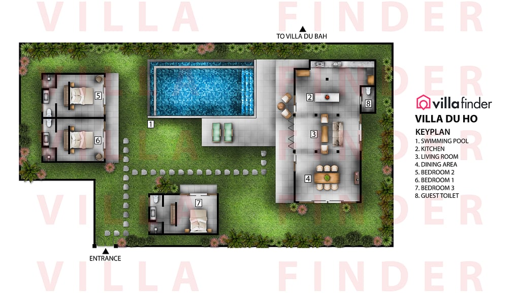 Villa Du Ho: Floor plan