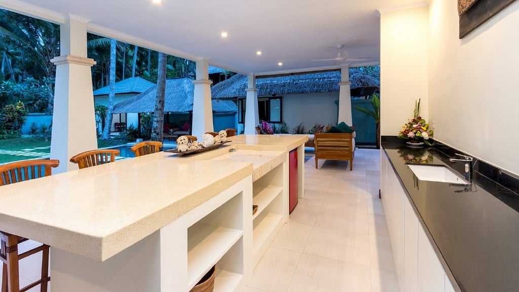 Villa Gils: Kitchen