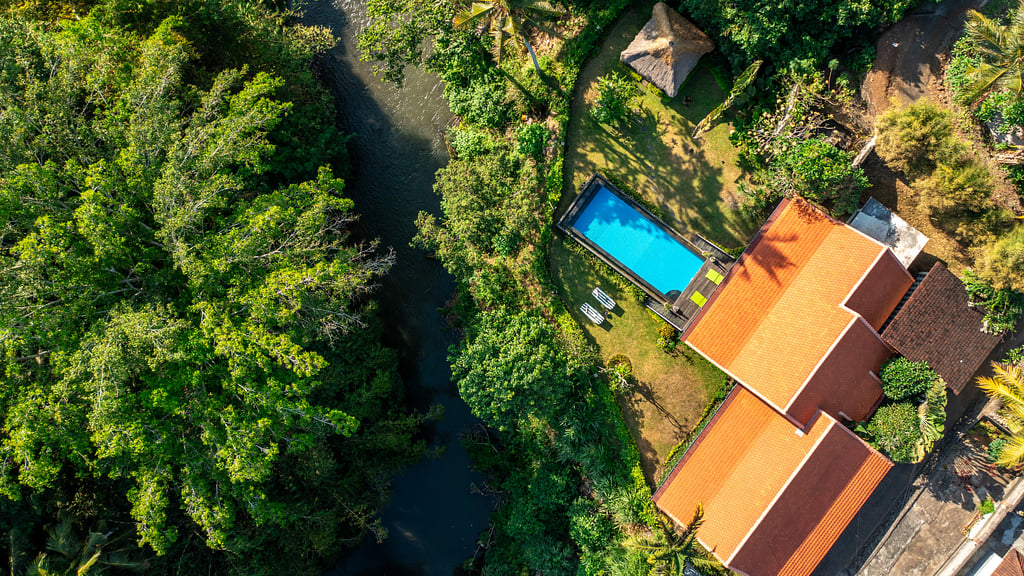 Villa Lepak by the River: Drone pictures