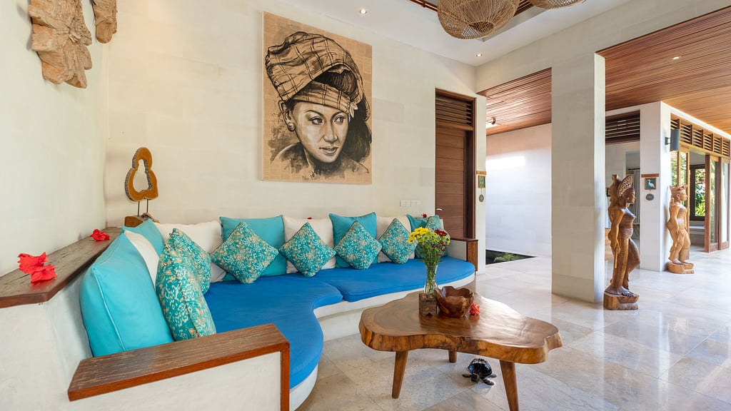 Villa Liang Ubud: Living room