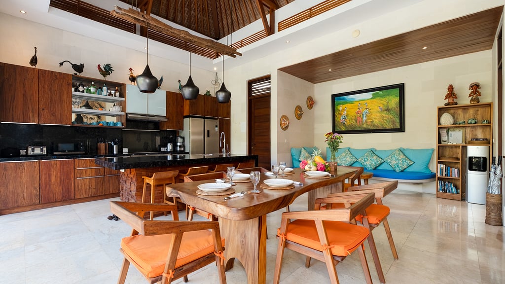 Villa Liang Ubud: Dining area