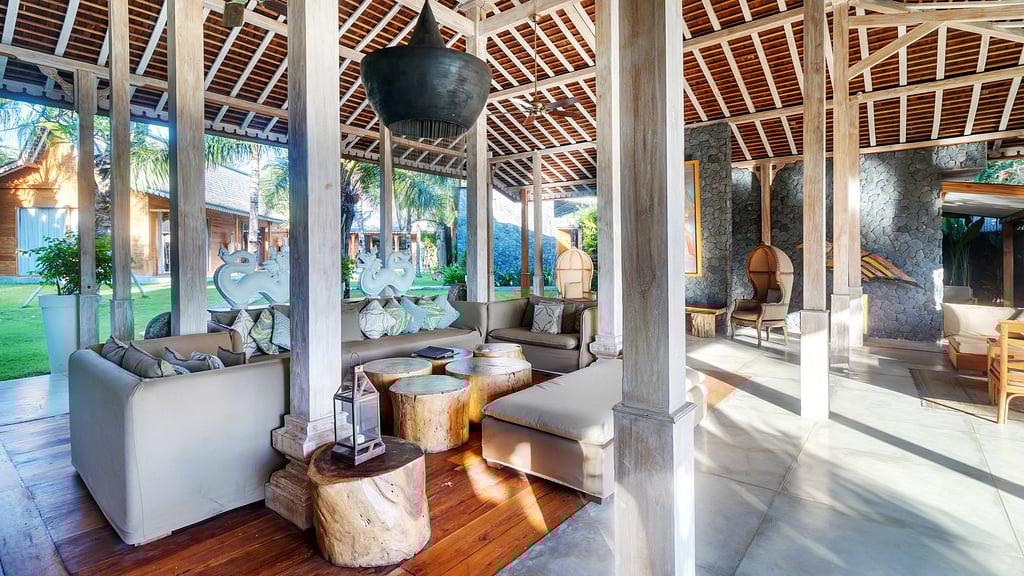 Villa Mannao: Salon