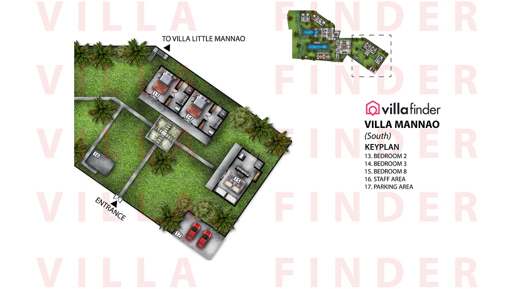 Villa Mannao: Plan