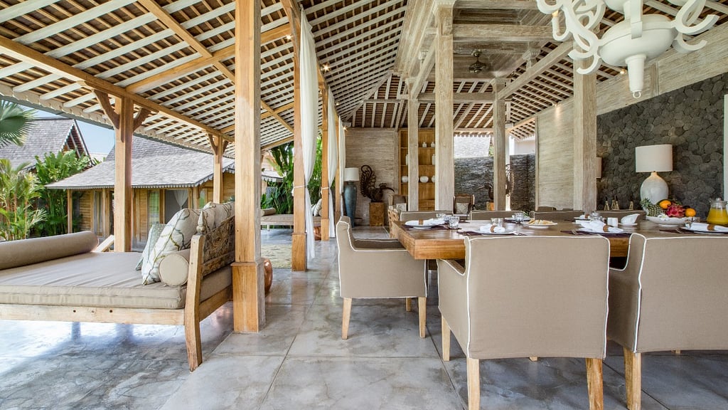 Villa Mannao: Salle à manger