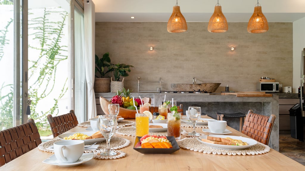 Villa Mia: Dining area