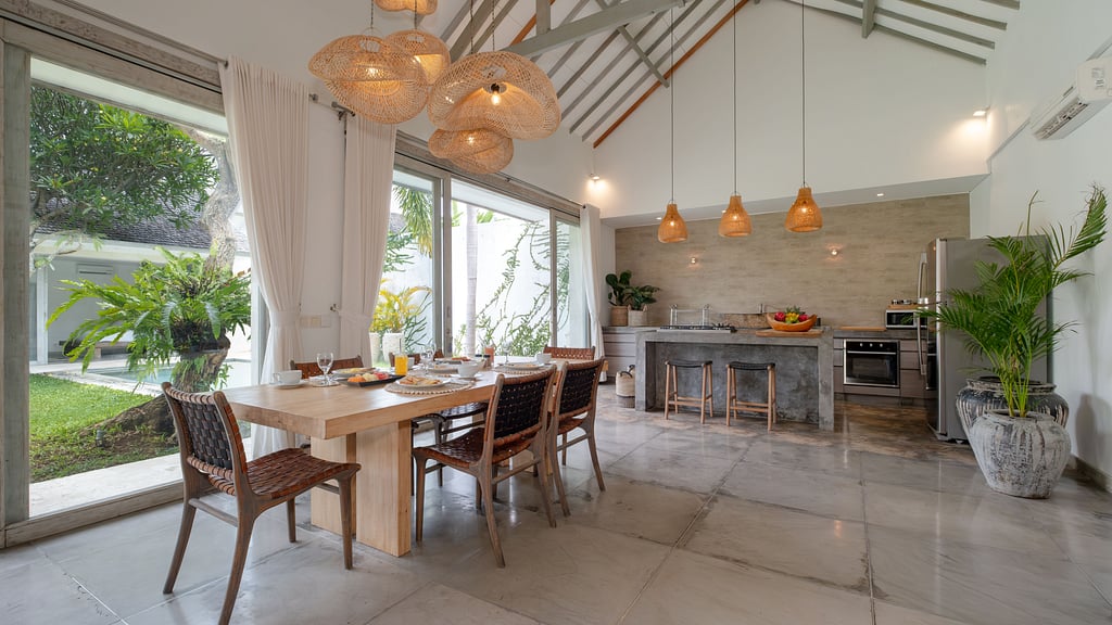 Villa Mia: Dining area