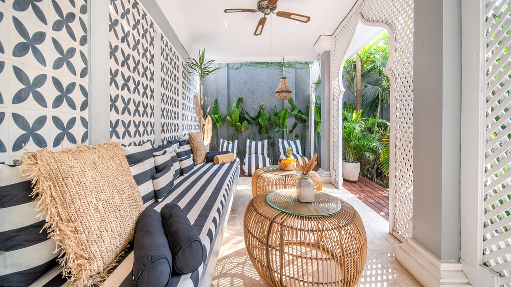 Villa Moana: Terrace/Veranda