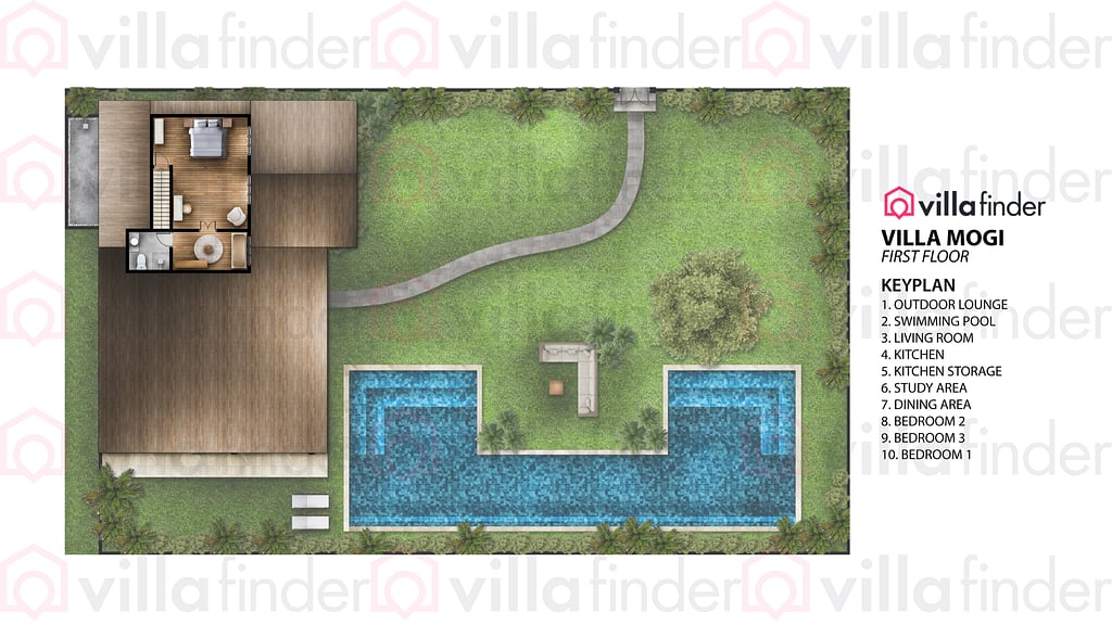 Villa Mogi: Floor plan