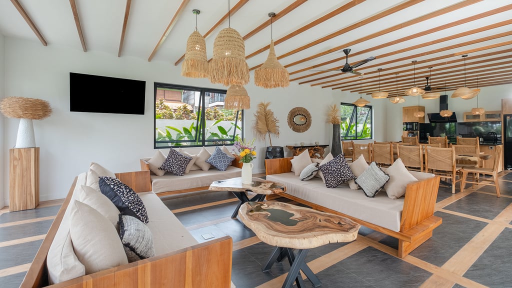 Villa Suka Sawah: Living room 1
