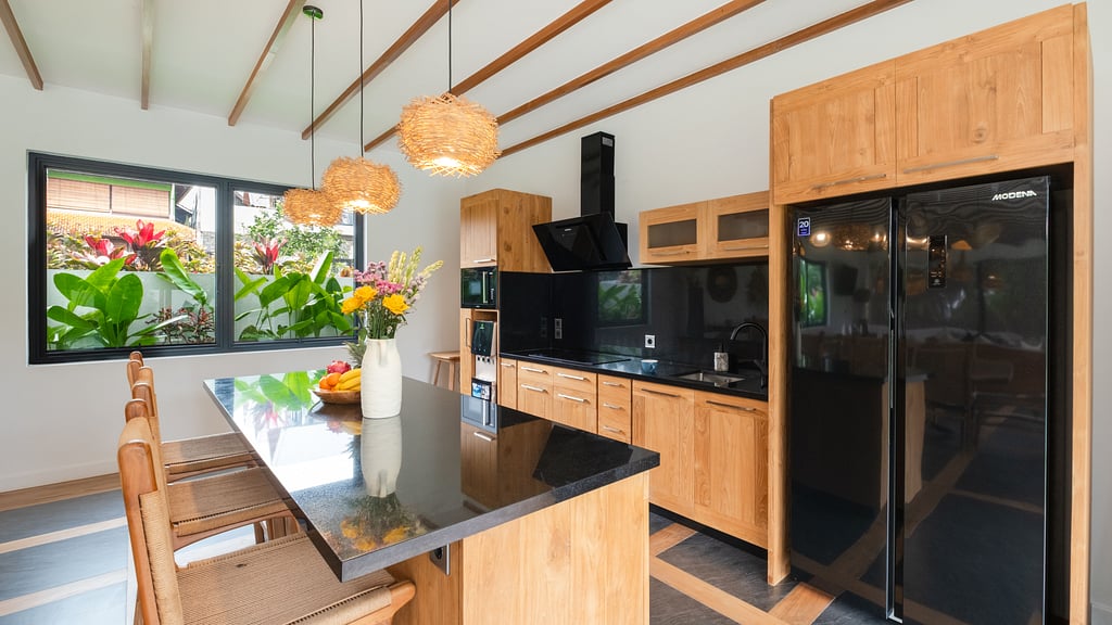 Villa Suka Sawah: Kitchen
