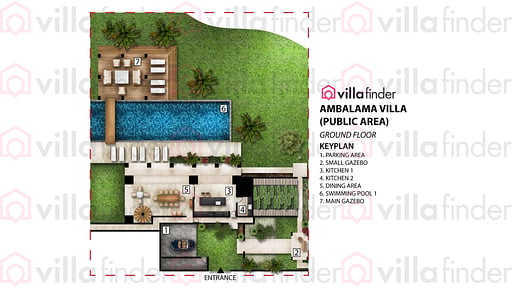 Ambalama Villa Bali Floor plan