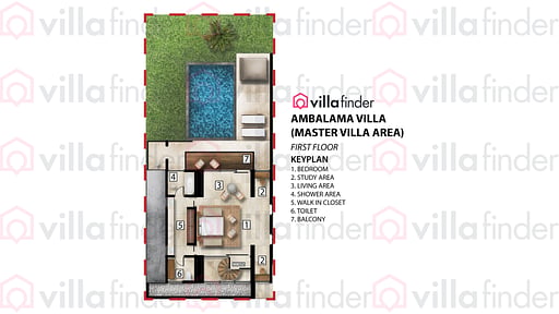 Ambalama Villa Bali Floor plan