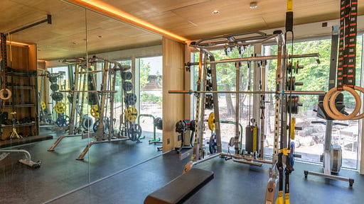 Base 47 Hakuba Fitnessraum
