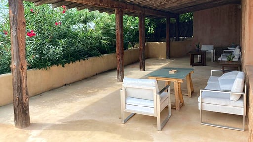 Can Calyssa Terrasse/Veranda