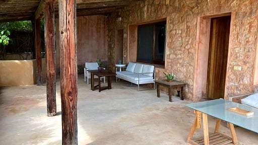 Can Calyssa Terrasse/Veranda