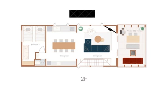 Chalet Lulu Plano de Suelo