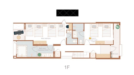 Chalet Lulu Plano de Suelo