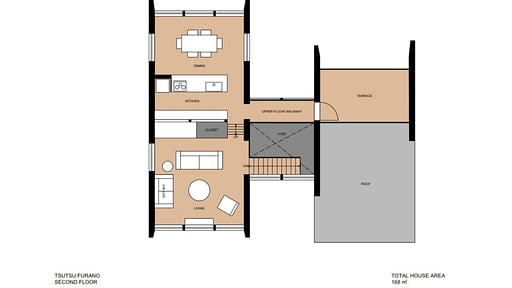 Chalet TsuTsu Furano Floor plan
