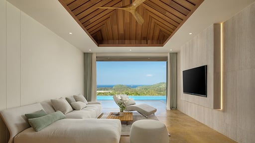 Cohiba Sea View Villa 8 Living room